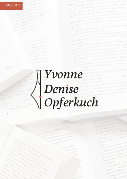 Finales Logo Design für die Lektorin Yvonne Denise Opferkuch